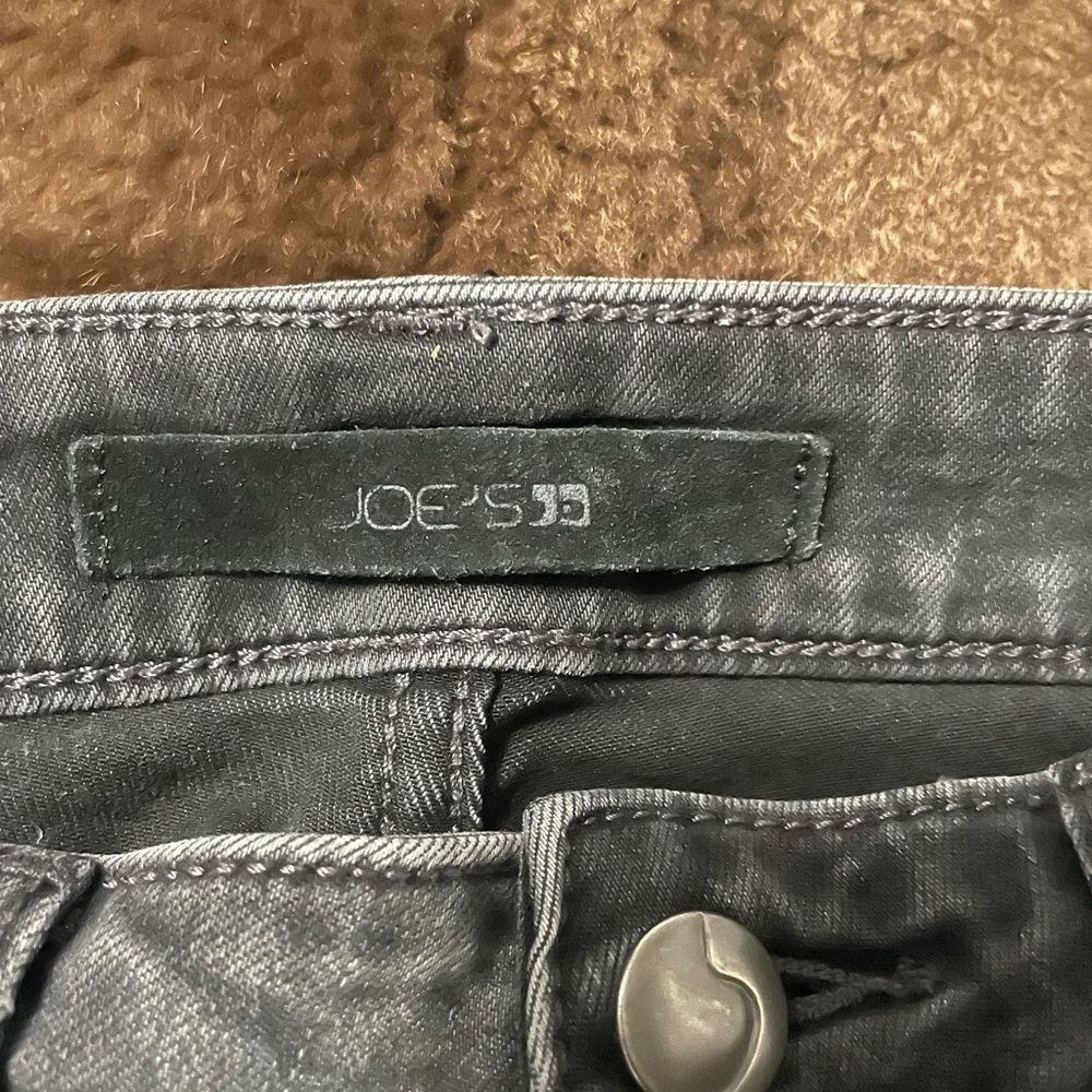 Joe's Jeans The Charlie High-Rise Skinny Jeans Faded Black size 27 - Picture 7 of 14